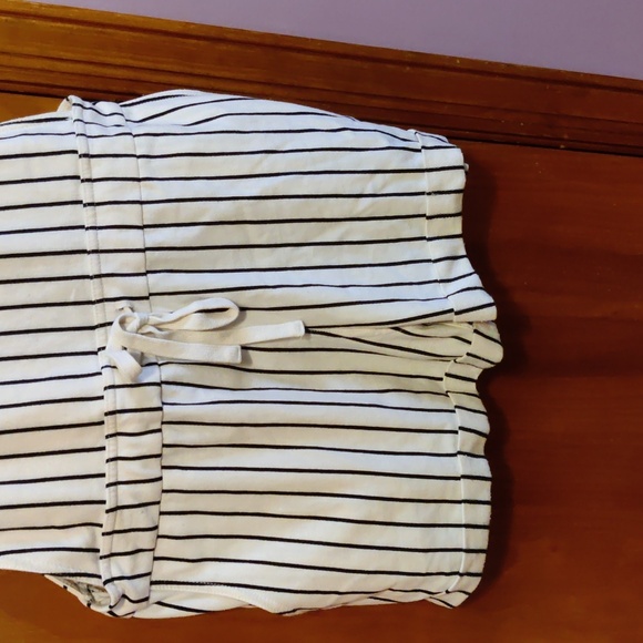 Z Supply Striped Soft Short Overalls XL - Picture 3 of 7